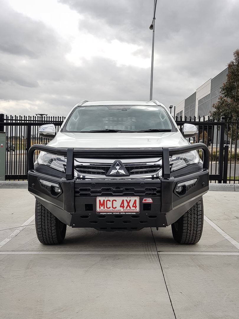 MCC PHEONIX A-FRAME BULLBAR W/FOGS AND PLATES TO SUIT MITSUBISHI PAJERO SPORT 07/2019 ON