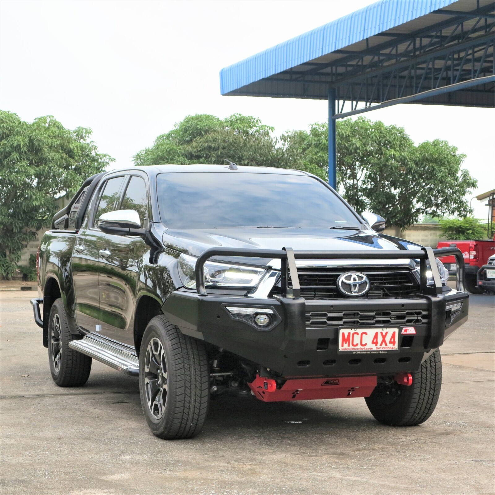 MCC PHOENIX A FRAME BAR W/UBP & FOGS TO SUIT TOYOTA HILUX REVO (MK8) FACELIFT 2020 ON