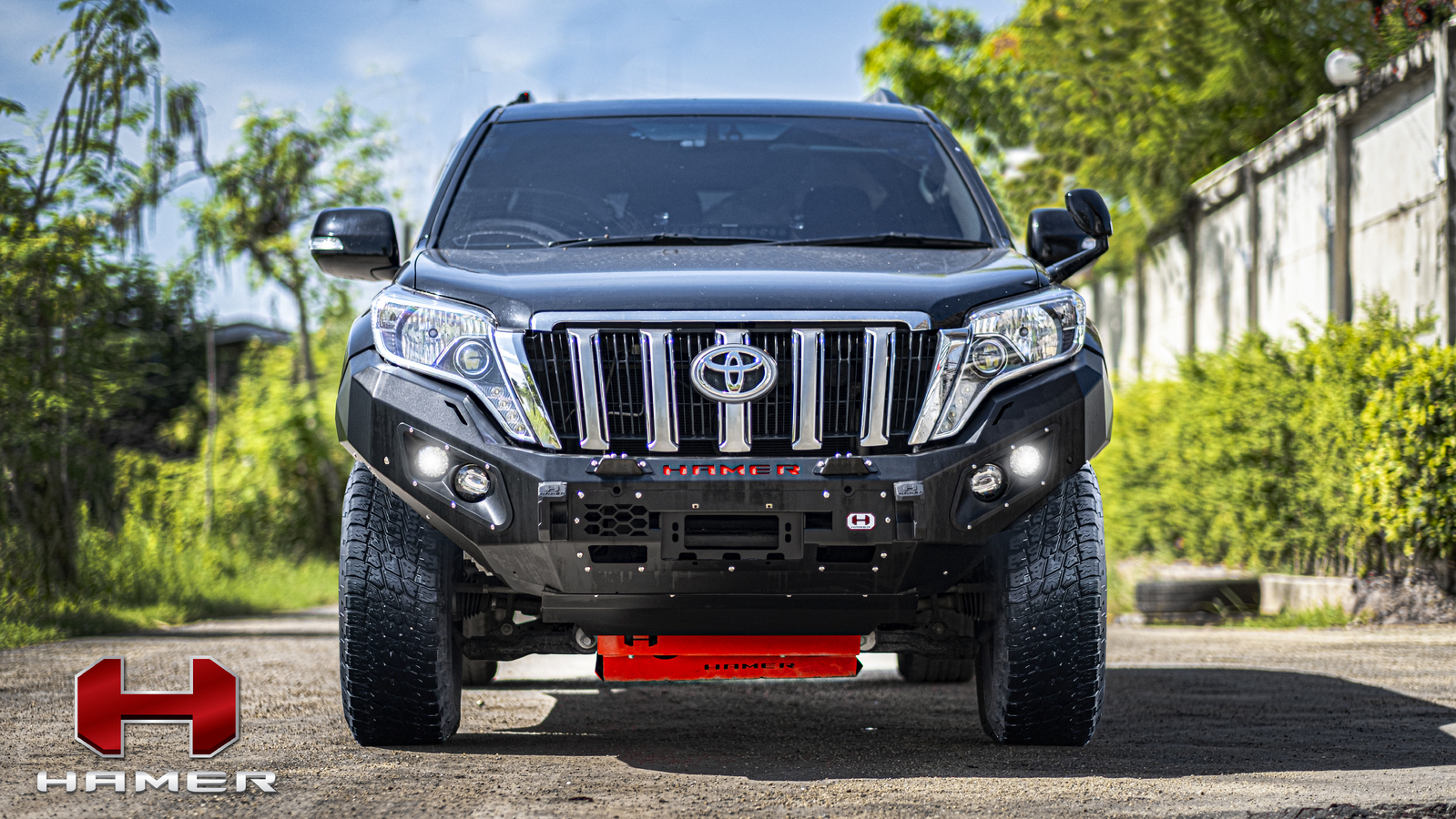 HAMER KING SERIES BULL BAR TO SUIT TOYOTA PRADO 150 SERIES (2014-2017)