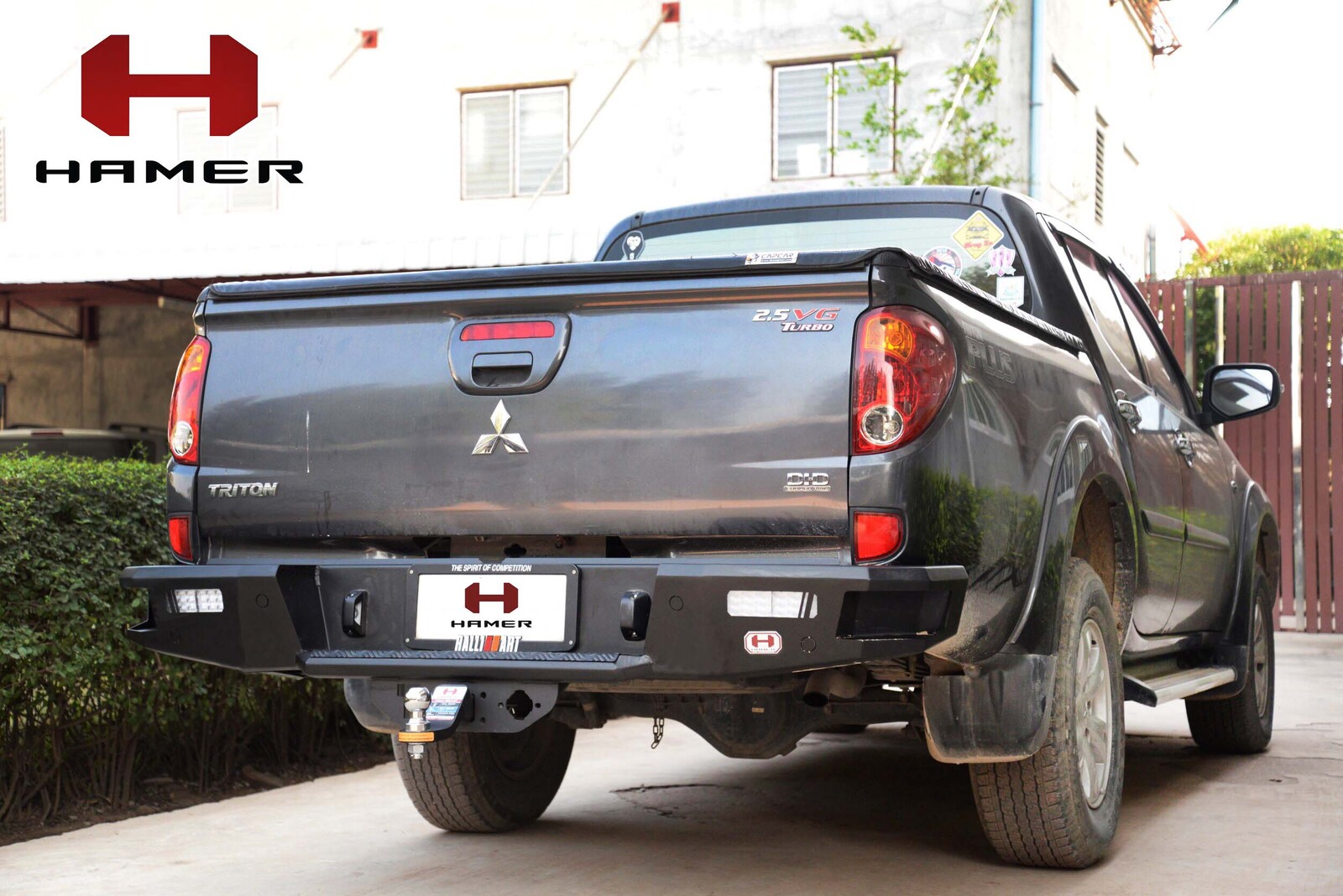HAMER M SERIES REAR BAR - MITSUBISHI TRITON MN 2009-2015