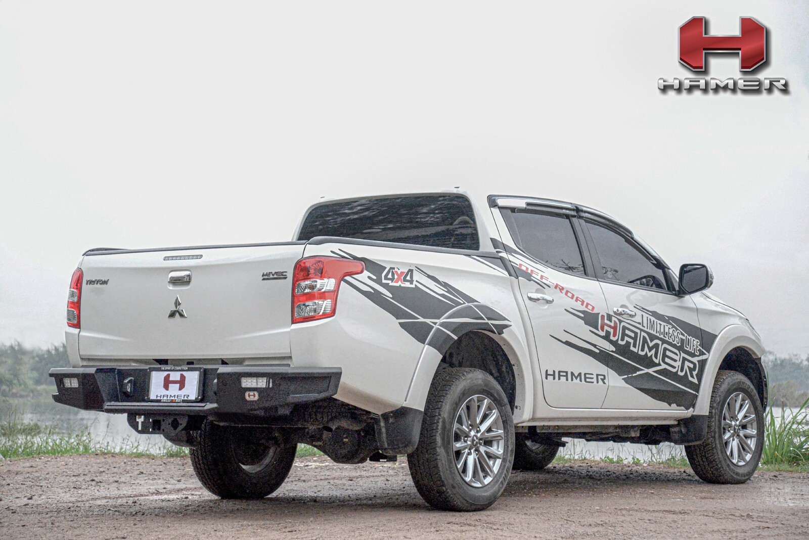 HAMER M SERIES REAR BAR - MITSUBISHI TRITON MQ 2015-2018