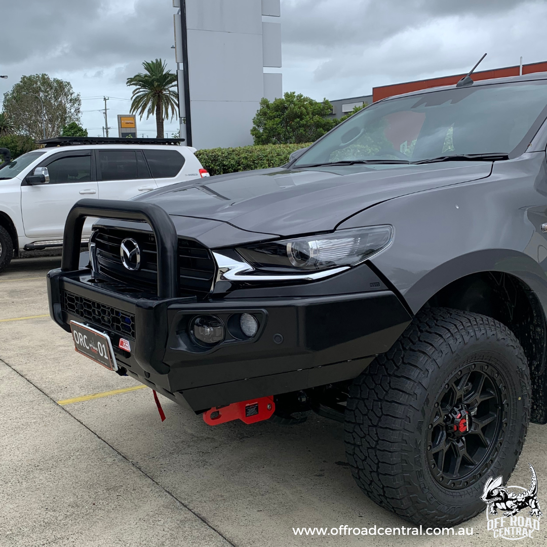 MCC FALCON BLACK SINGLE LOOP BAR W/UBP & FOGS TO SUIT MAZDA BT50 2021 ON