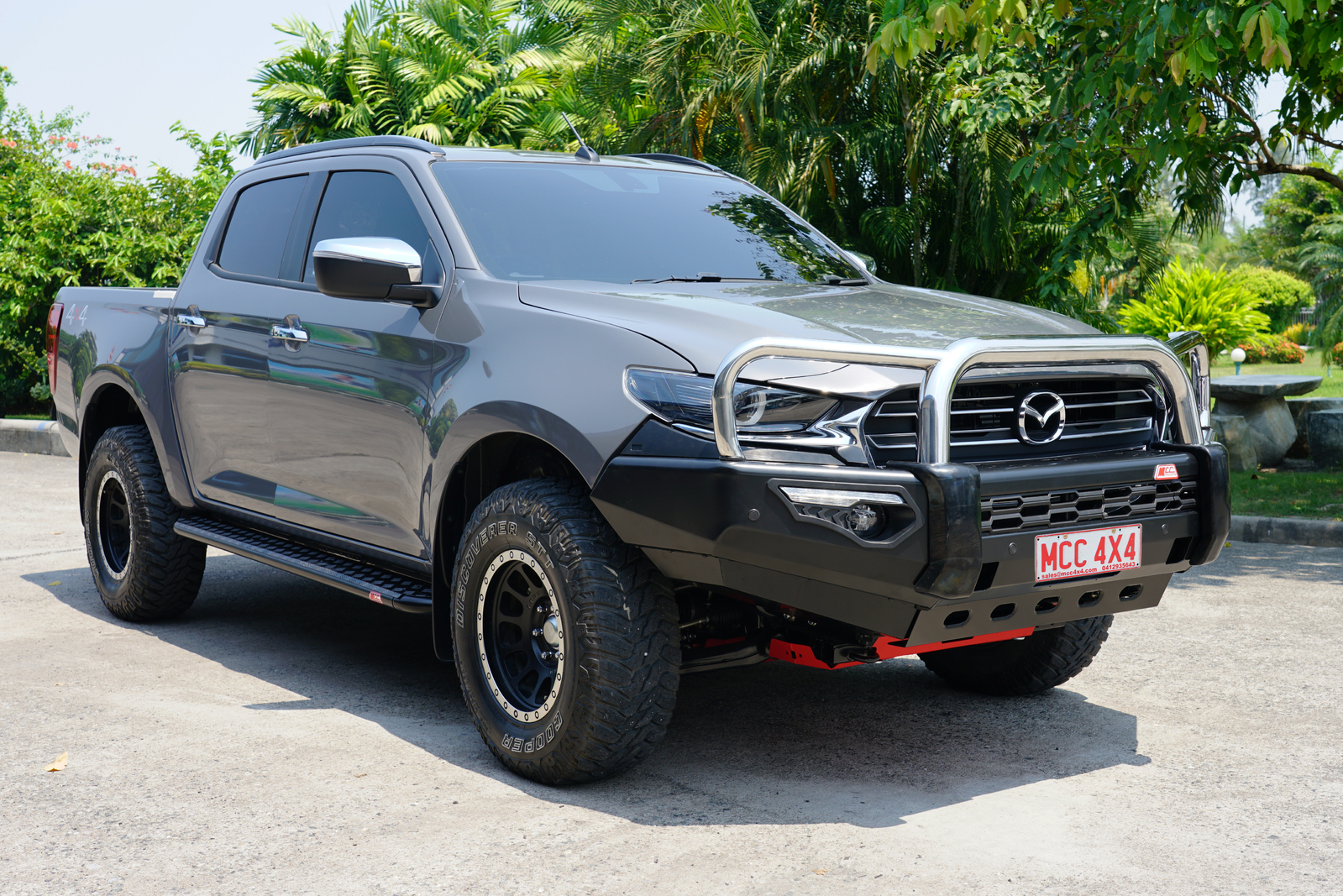 MCC PHEONIX SS TRIPLE LOOP BAR W/UBP & FOGS TO SUIT MAZDA BT50 2021 ON