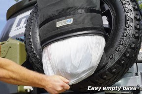 MSA 4x4 Rear Wheel Rubbish Bin 