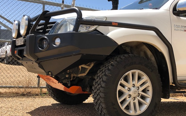 PIAK Underbody Protection Plate (Orange) To Suit Toyota Hilux (2005-2015)