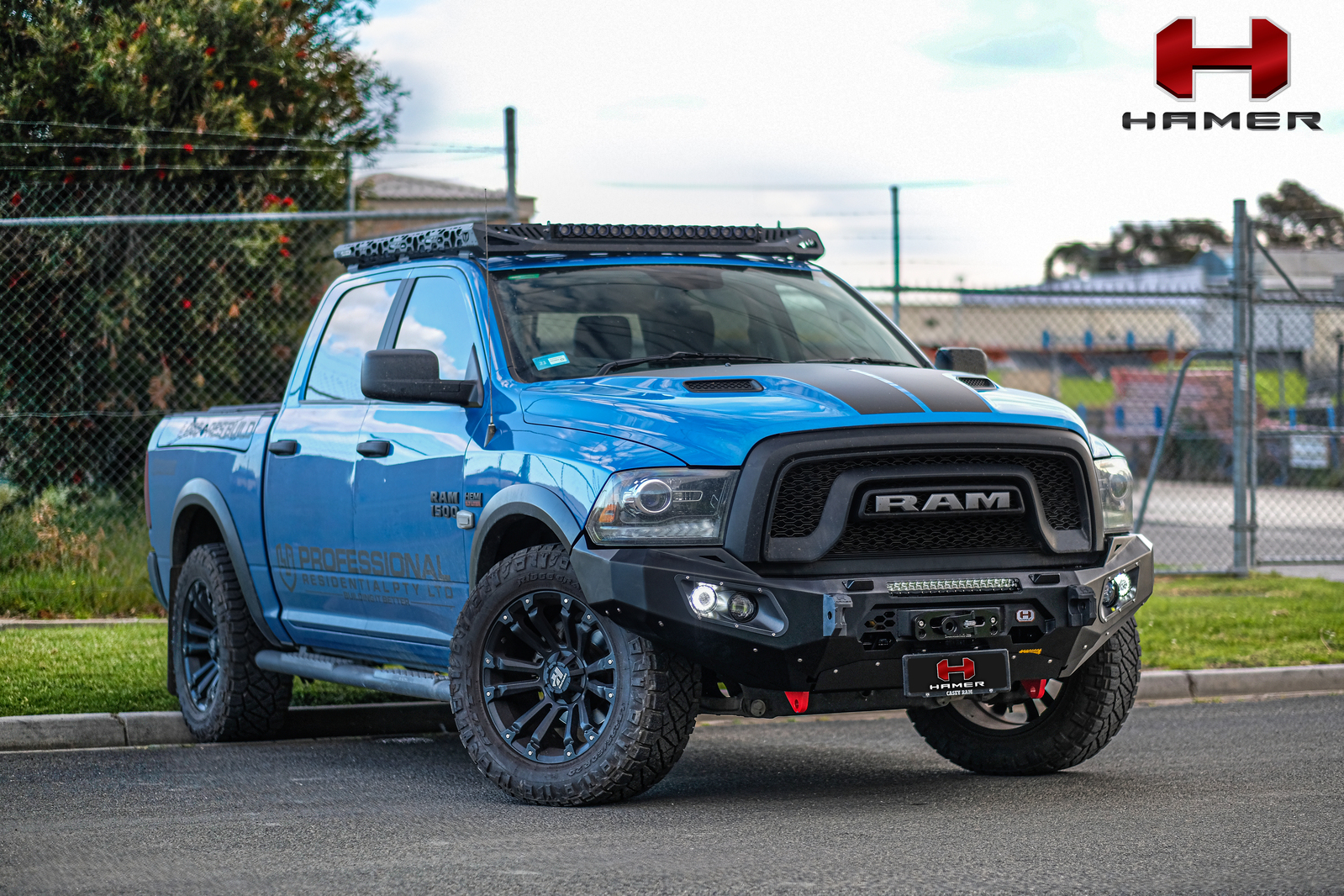 HAMER KING SERIES BULLBAR - DODGE RAM 1500 2017-2021