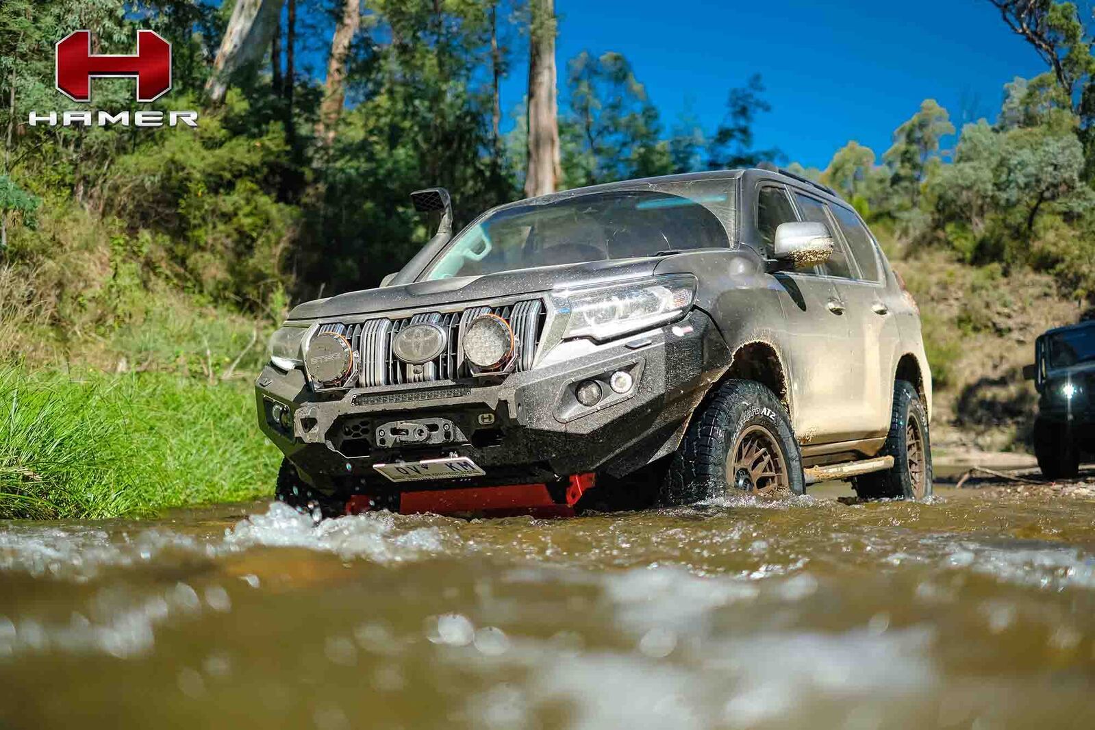 HAMER KING SERIES BULL BAR TO SUIT TOYOTA PRADO 150 SERIES (2018-ON)