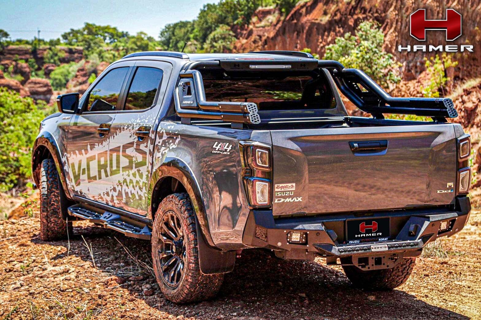 HAMER NIGHT FURY SERIES SPORTS BAR TO SUIT ISUZU DMAX & MAZDA BT50 (2021-ON)