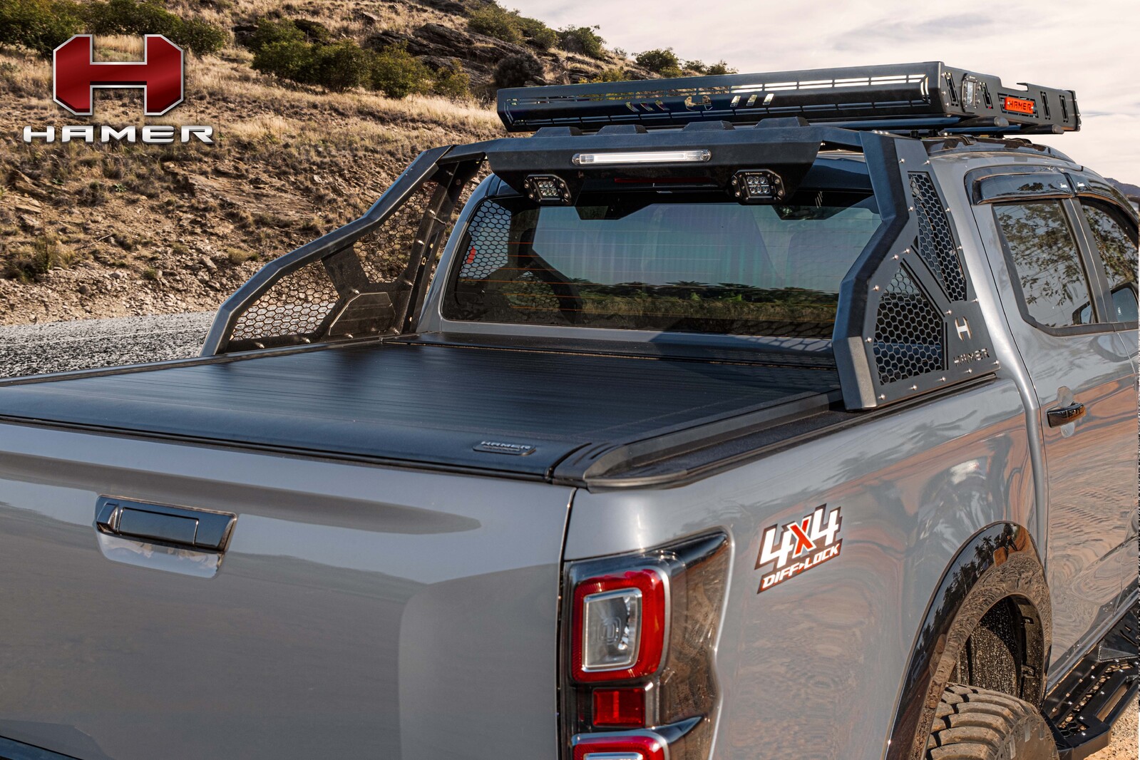 HAMER WARRIOR SERIES SPORTS BAR TO SUIT ISUZU DMAX & MAZDA BT50 (2021-ON)