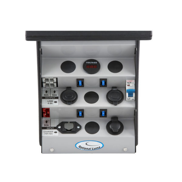NATIONAL LUNA - 12V AUXILIARY BATTERY BOX – BLUE