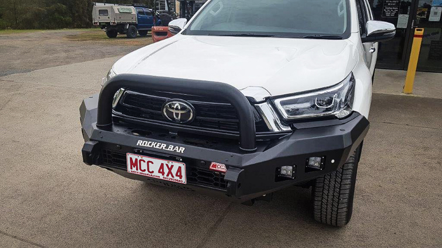MCC ROCKER BULLBARS TO SUIT TOYOTA HILUX REVO (MK8) FACELIFT 2020 ON