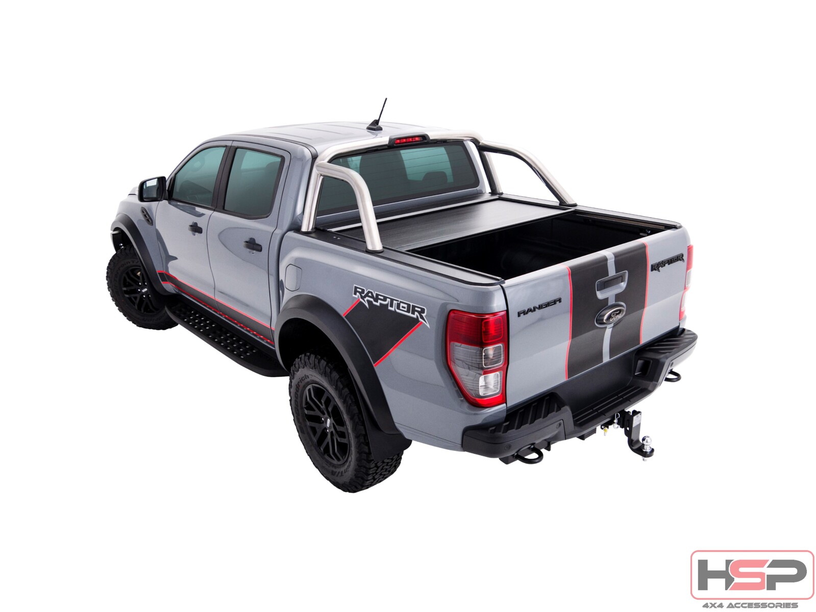 HSP Roll R Cover Series 3 To Suit Ford Ranger PX & PU (2011-2022) with Genuine Sports Bar