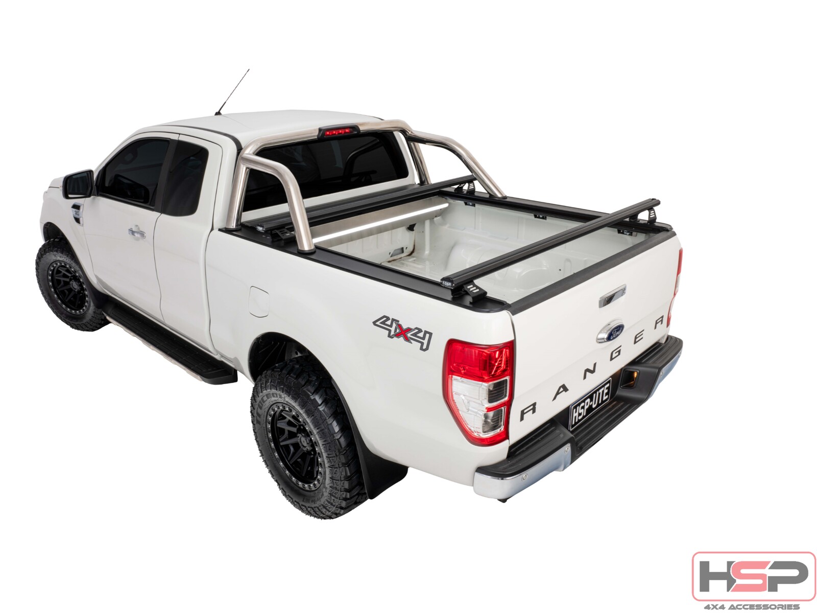  HSP Roll R Cover Series 3 To Suit Ford Ranger & Raptor (2011-2022) Extra Cab with Genuine A Frame Sports Bar