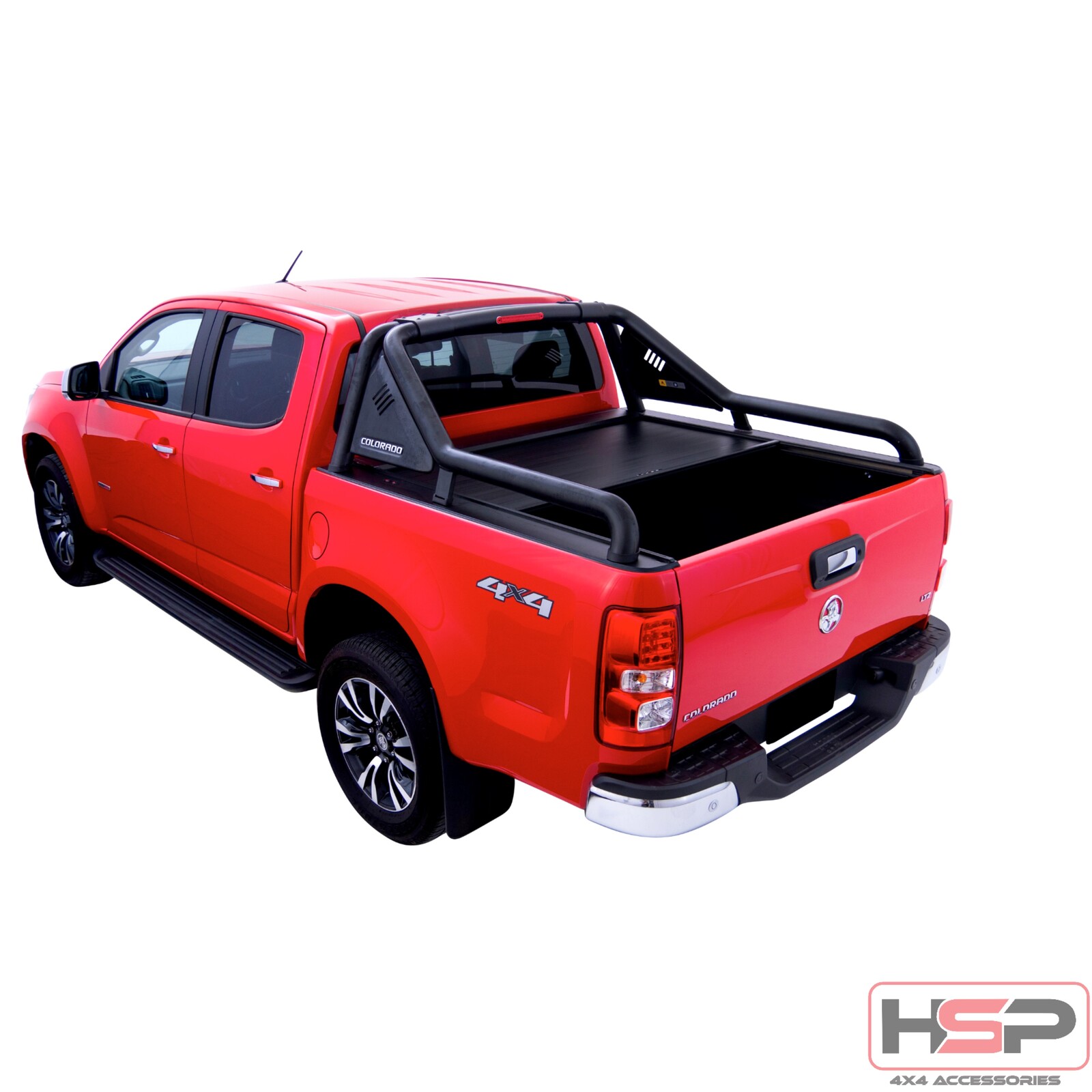 HSP Roll R Cover Series 3 To Suit Holden Colorado RG Dual Cab MY2012+ with Genuine Extended Sports Bar