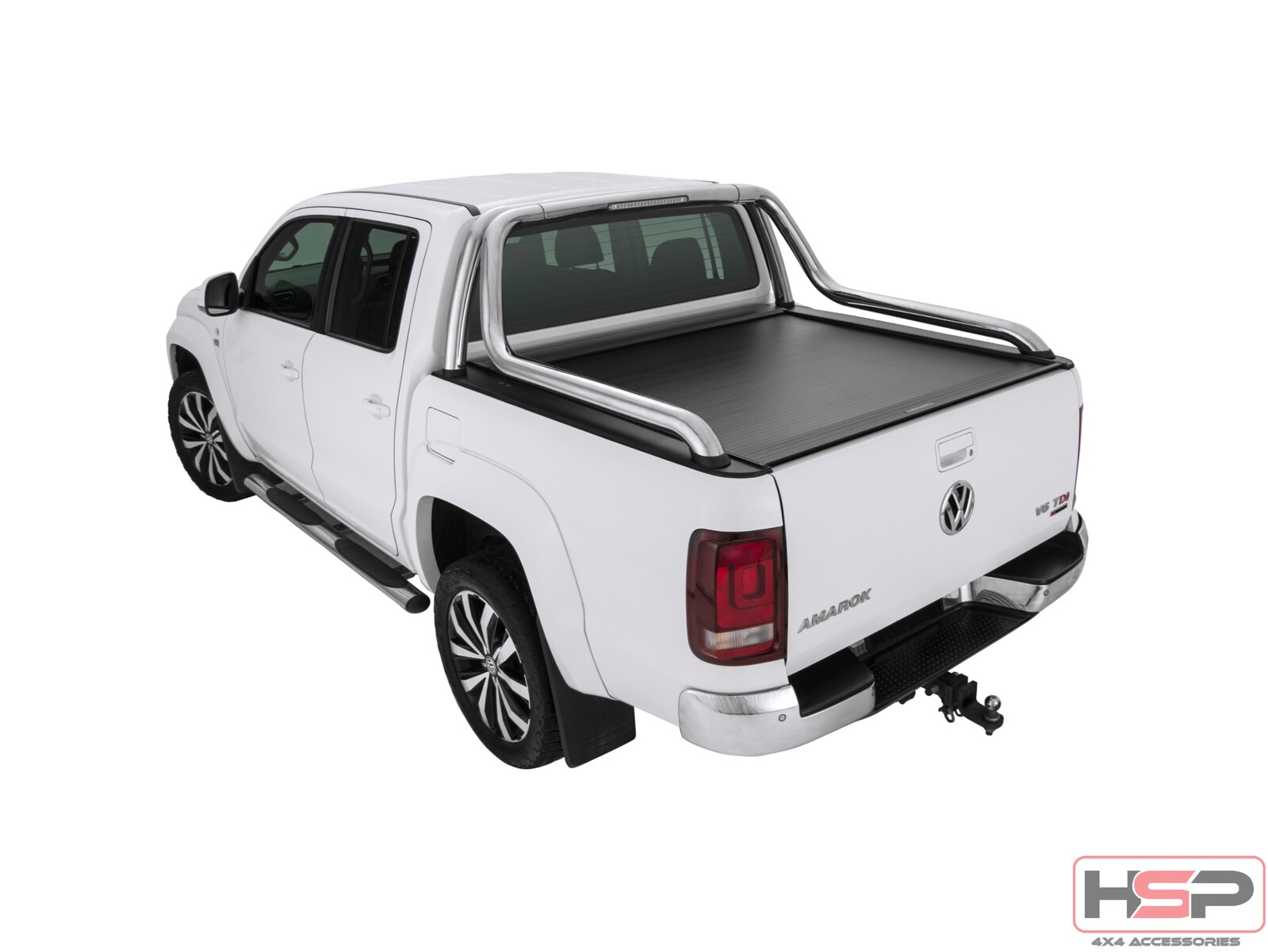 Roll R Cover Series 3 To Suit Volkswagen Amarok Dual Cab 2011-On with Genuine Extended Sports Bar