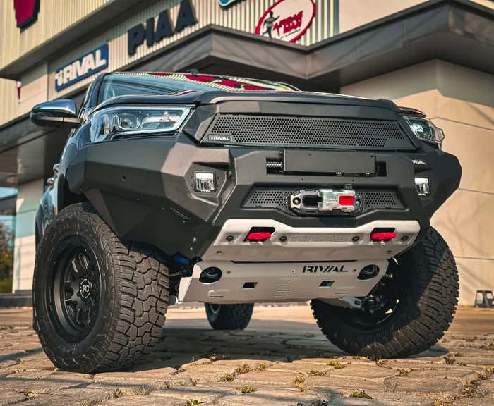 RIVAL ALLOY FRONT BUMPER TO SUIT TOYOTA HILUX (2021-ON)