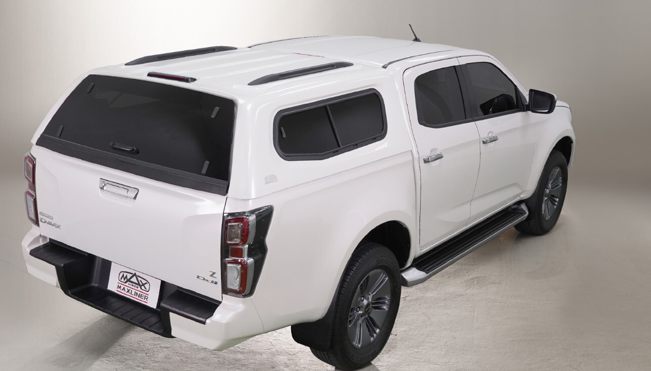 MAXTOP FULL OPTION CANOPY (SLIDE/SLIDE & LIFT/LIFT WINDOW OPTIONS) TO SUIT DUAL CAB D-MAX (06/2020-ON)