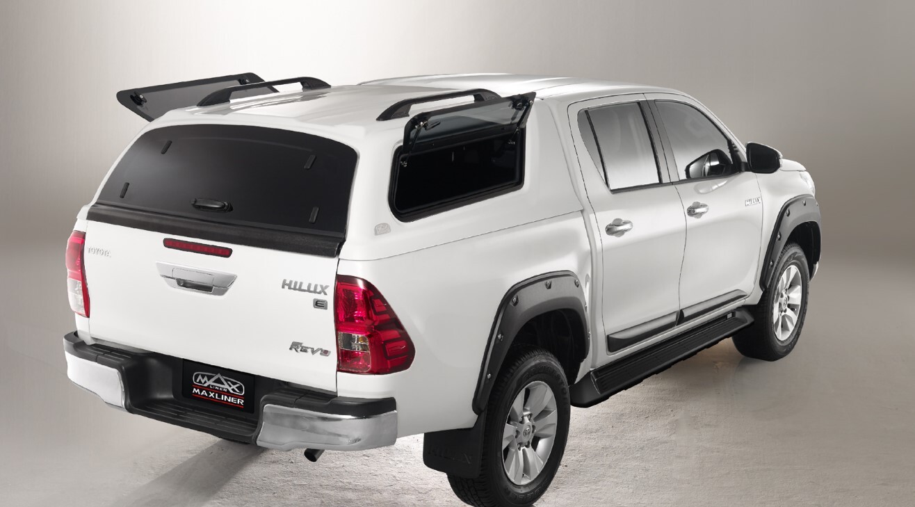 MAXTOP FULL OPTION CANOPY (LIFT/LIFT WINDOWS) TO SUIT DUAL CAB HILUX (2015-ON)