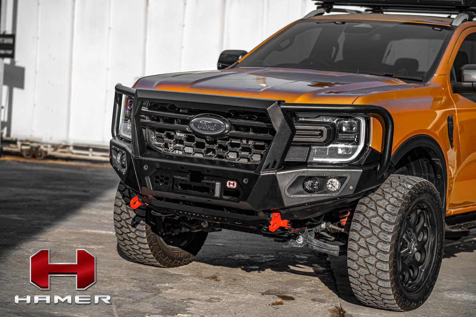 HAMER KING SERIES PLUS BULL BAR TO SUIT FORD RANGER & EVEREST (2022-ON)