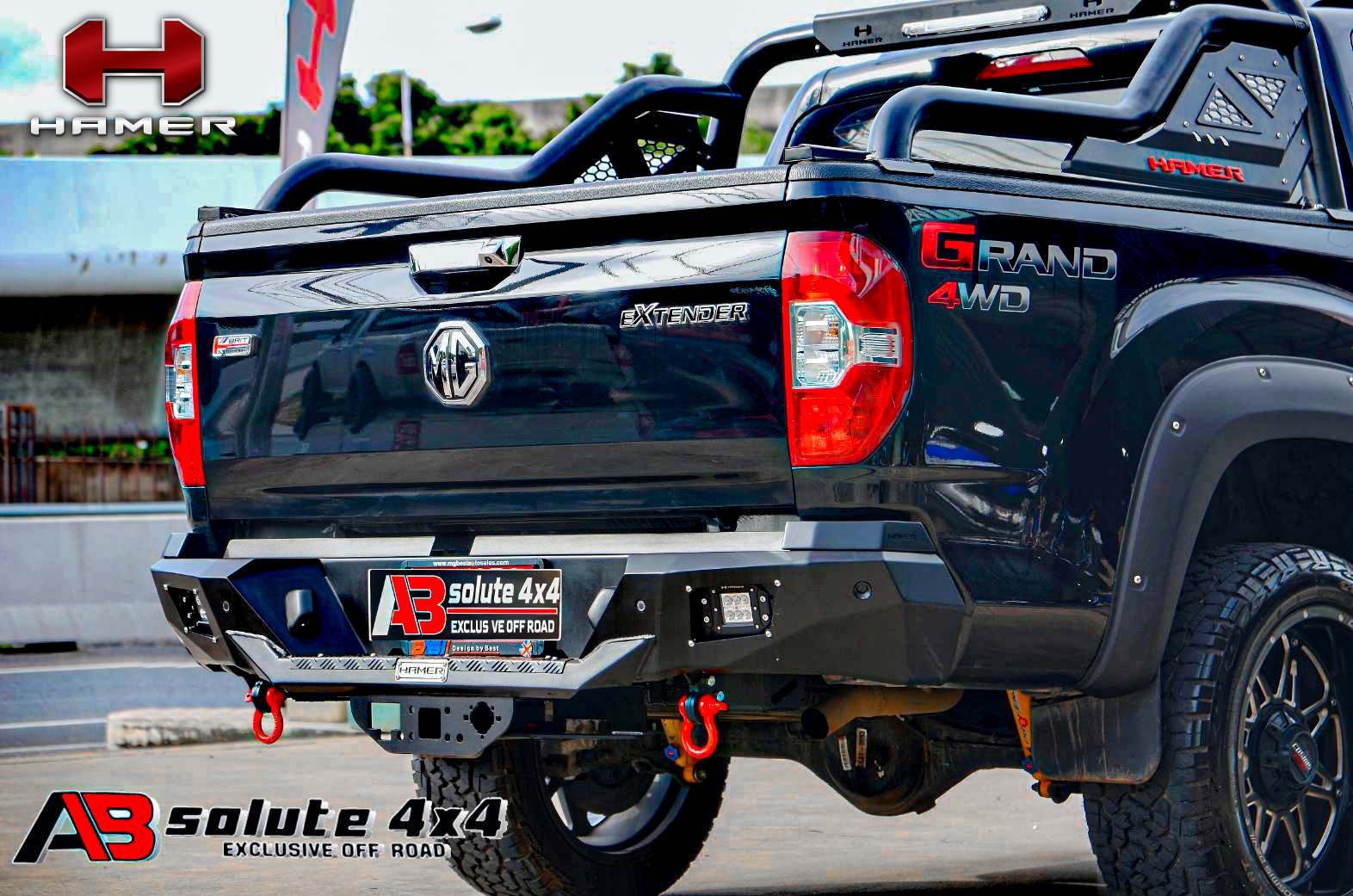 HAMER EXTENDED TITANIUM SERIES SPORTS BAR TO SUIT LDV T60 (2017-2021)