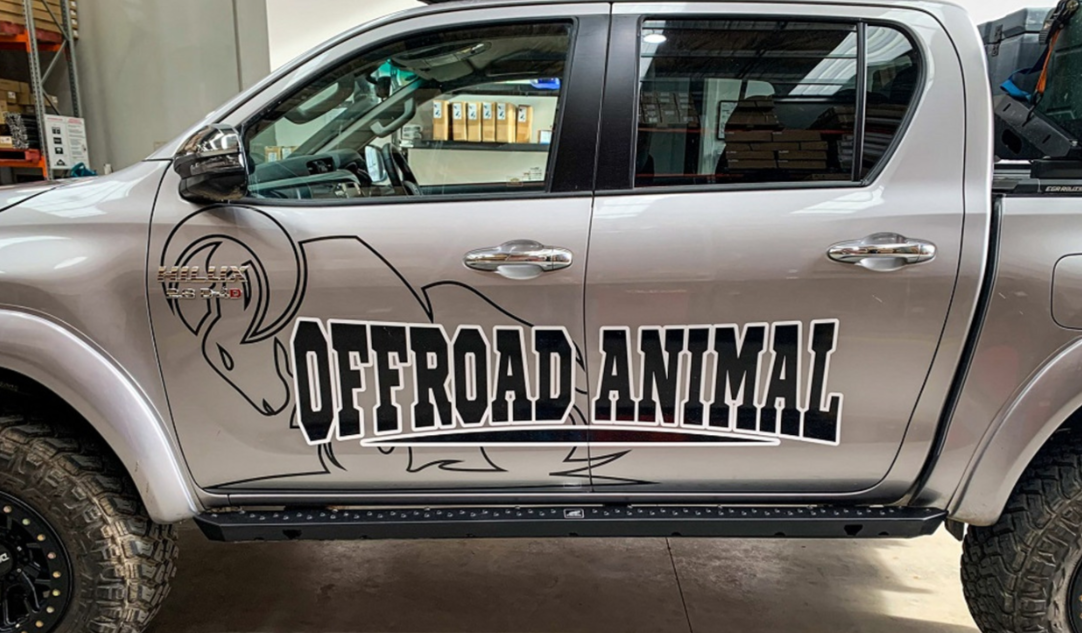 OFFROAD ANIMAL Rock Sliders To Suit Toyota Hilux N80 (2015-On)