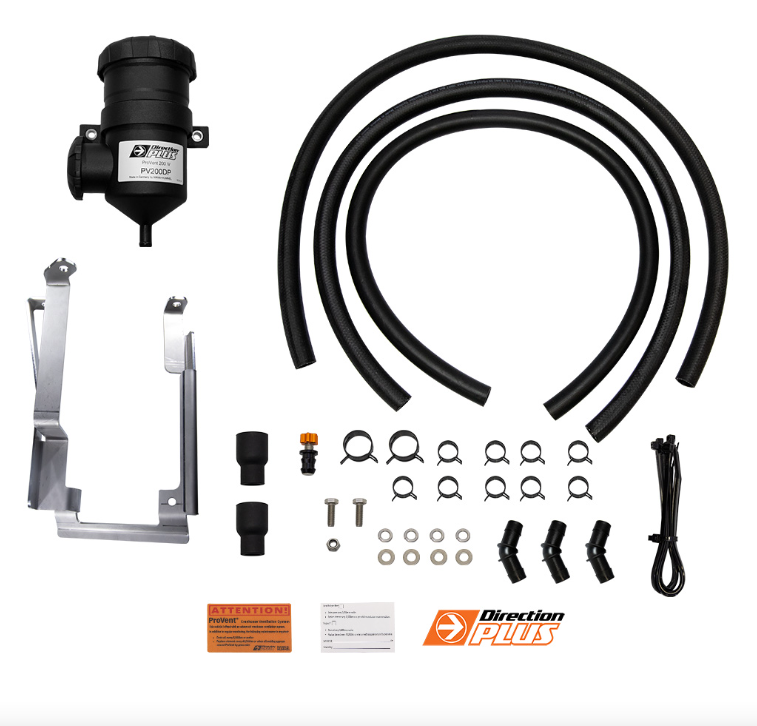 DIRECTION PLUS Provent Ultimate Catch Can Kit To Suit Toyota Land Cruiser V6 Diesel (2022-On)