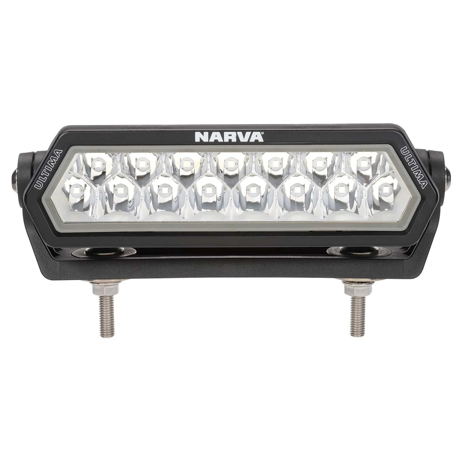 NARVA ULTIMA 8" LIGHT BAR (PAIR, FLOOD BEAM, BLACK)
