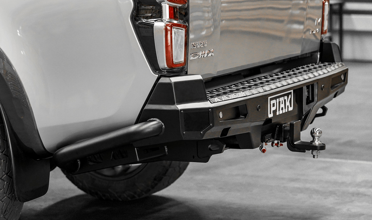 PIAK ELITE REAR TOWBAR W/SIDE PROTECTION TO SUIT ISUZU D-MAX (2020-ON)