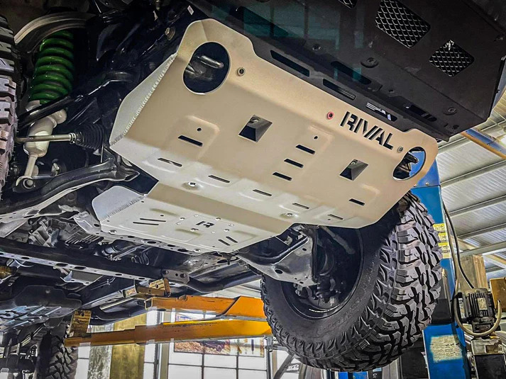 RIVAL ALUMINIUM ENGINE UNDERBODY ARMOUR TO SUIT TOYOTA HILUX & FORTUNER (2015-ON)