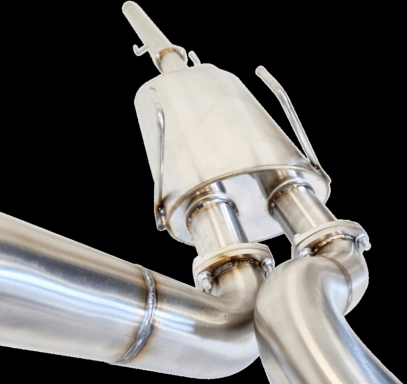 TORQIT SINGLE 3.5" - TWIN 3" STAINLESS CAT BACK EXHAUST TO SUIT 5.7L DODGE RAM DS 1500 (2009-2018)