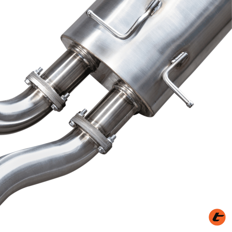 TORQIT SINGLE 3.5" - TWIN 3" STAINLESS CAT BACK EXHAUST TO SUIT DODGE RAM DT 1500 (2019-ON)