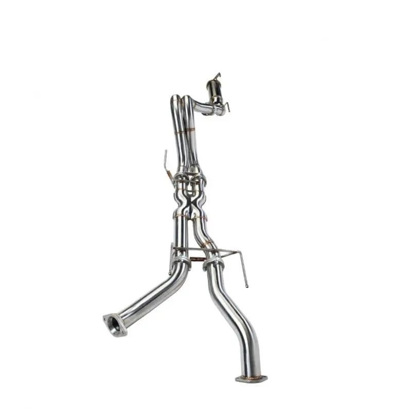 TORQIT STAINLESS TWIN 3" TO SINGLE 4" DPF BACK EXHAUST TO SUIT 4.5L V8 TD TOYOTA LAND CRUISER 200 SERIES (10/2015-ON)
