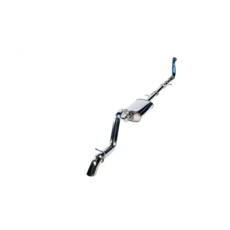 TORQIT STAINLESS 3" TURBO BACK EXHAUST (RESONATOR) TO SUIT 3.0L D4D DUAL/EXTRA CAB TOYOTA HILUX (2005-2015)
