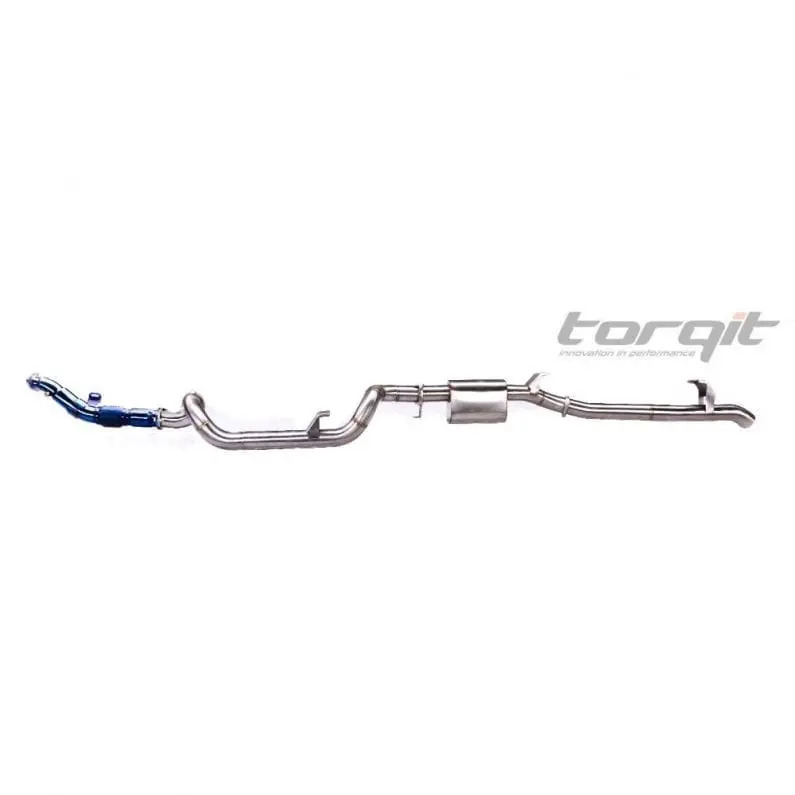 TORQIT STAINLESS 3.5" TURBO BACK EXHAUST (MUFFLER) TO SUIT SINGLE CAB 4.5L V8 LC 79 SERIES (03/2007-07/2016)