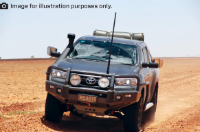 MSA Towing Mirrors (Electric, Black) To Suit Toyota Land Cruiser 100 Series (1998-2007)