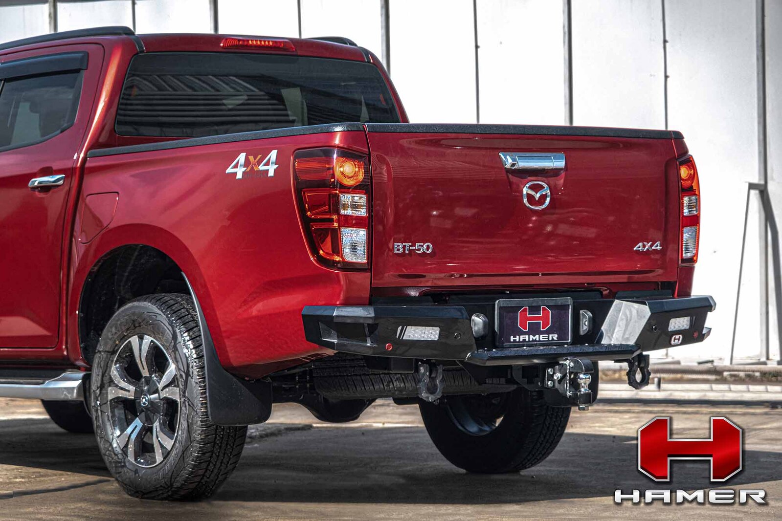 HAMER M-SERIES REAR BAR TO SUIT MAZDA BT-50 (2021-ON)