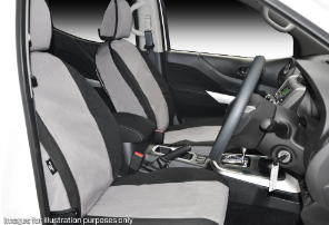 MSA 4X4 COMPLETE FRONT & REAR SEAT COVER SET TO SUIT DUAL CAB XLT FORD RANGER (06/2022-ON)