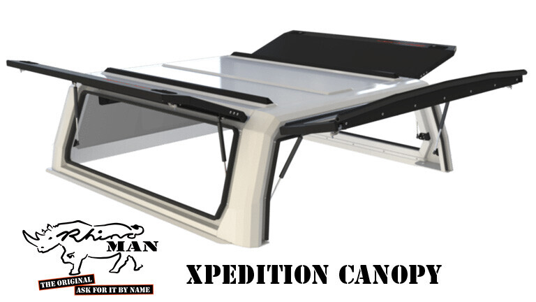 RHINOMAN XPEDITION CANOPY (BLACK) TO SUIT DUAL CAB GWM CANNON (10/2020-ON)