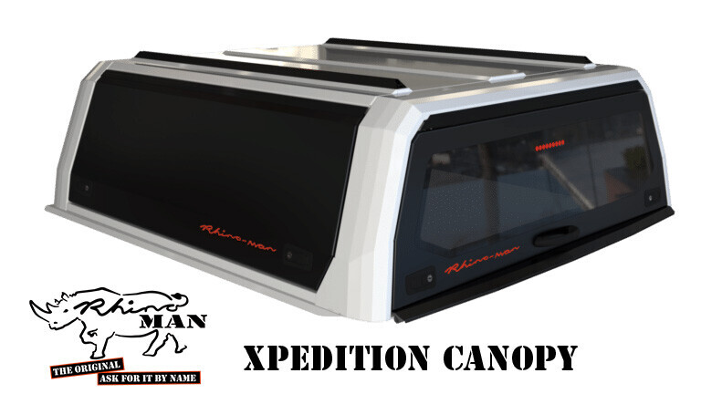 RHINOMAN XPEDITION CANOPY (WHITE) TO SUIT DUAL CAB SR5 A-DECK TOYOTA HILUX (2015-ON)