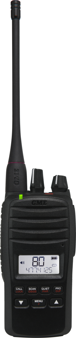 GME 5/1 WATT IP67 UHF CB HANDHELD RADIO (TWIN PACK) (TX6600STP)