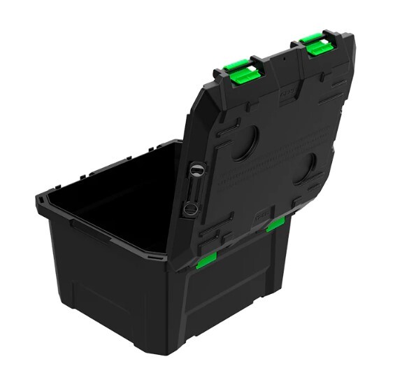 TRED GT 65L STORAGE BOX (BLACK & GREEN)