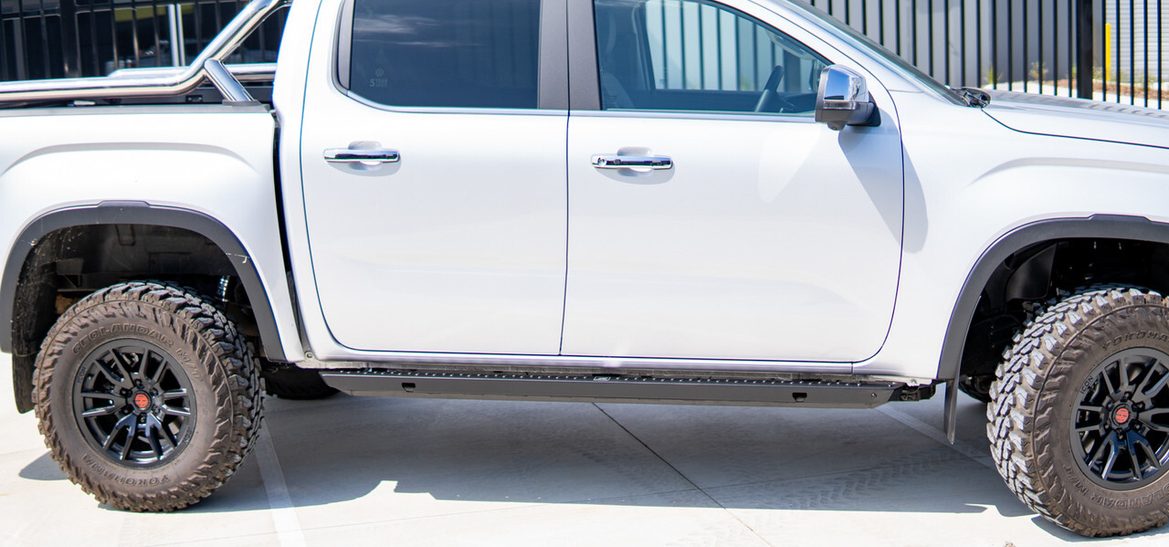 OFFROAD ANIMAL ROCK SLIDERS TO SUIT FORD RANGER (2022-ON) & VOLKSWAGEN AMAROK NF (2023-ON)