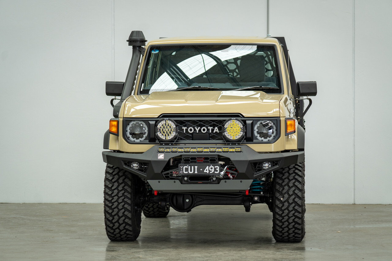 OFFROAD ANIMAL PREDATOR BULL BAR TO SUIT DUAL CAB FACELIFT 70 SERIES TOYOTA LAND CRUISER (2024-ON)