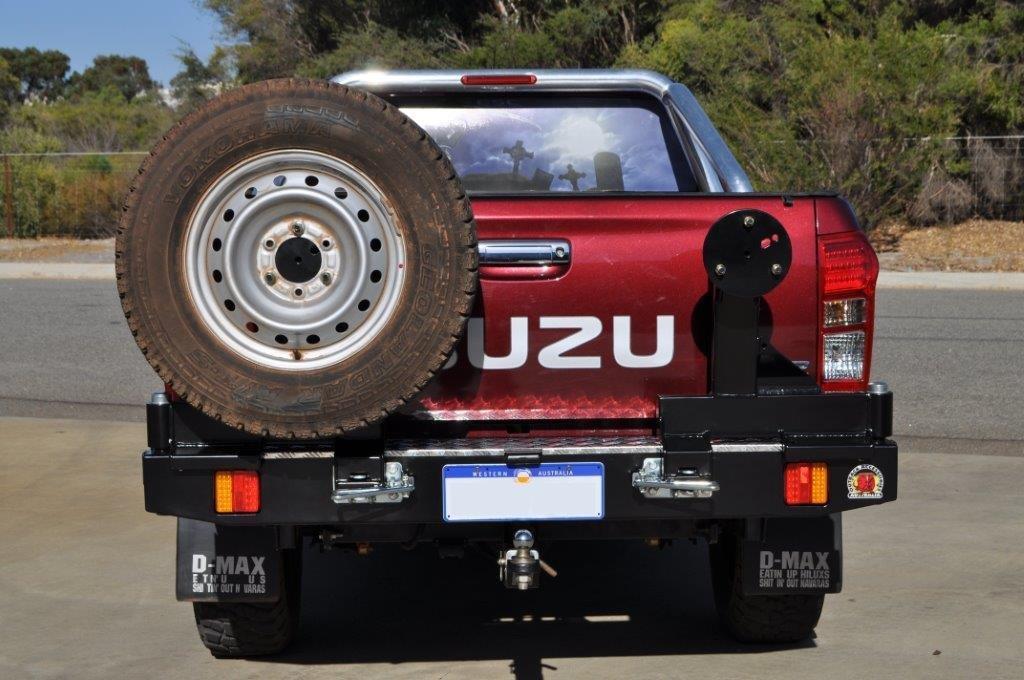 OUTBACK ACCESSORIES' DUAL WHEEL CARRIER TO SUIT ISUZU DMAX 06/2012 ON