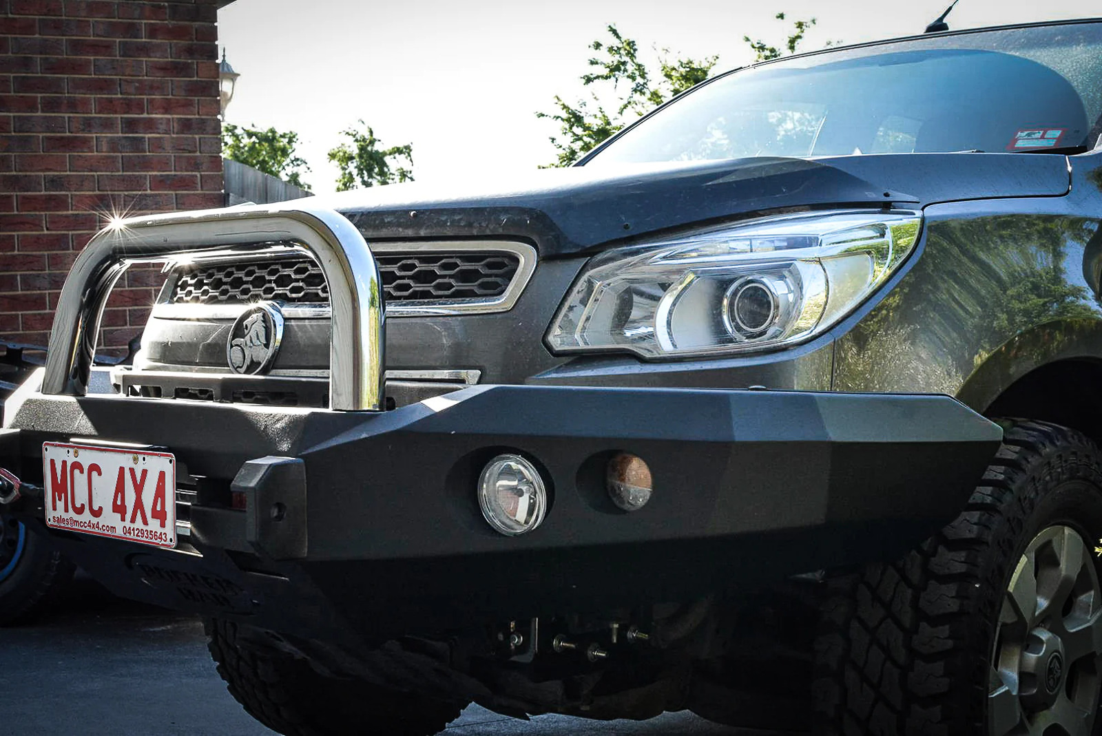 MCC ROCKER BULL BARS TO SUIT HOLDEN COLORADO RG & COLORADO 7 (2012-2016)