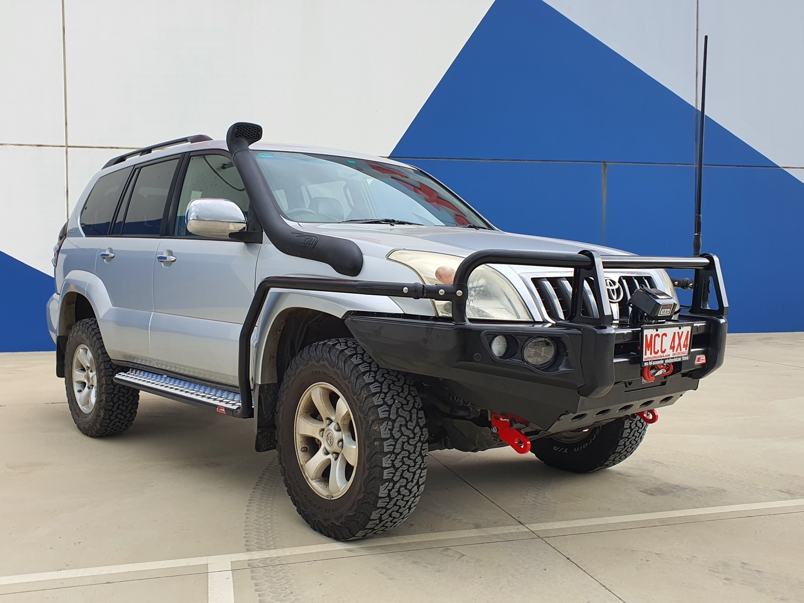 MCC FALCON A-FRAME BAR W/UBP TO SUIT TOYOTA LANDCRUISER PRADO 120S (2003-2009)