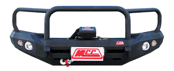 MCC ROCKER 3 LOOP SANDBLACK WELDED BULL BAR TO SUIT MAZDA BT-50 10/2011-05/2020
