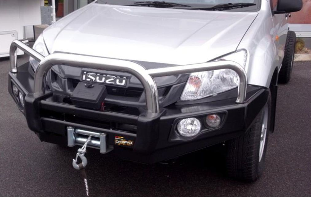 MCC FALCON 3 LOOP STAINLESS BULLBAR - ISUZU DMAX 6/2012-2016