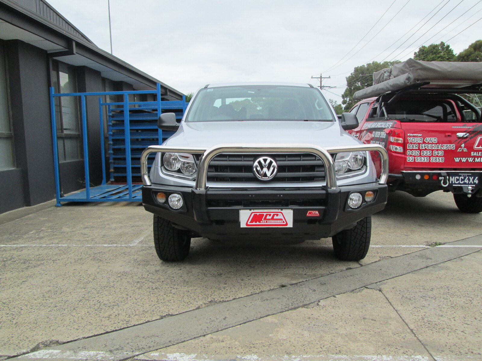 MCC FALCON TRIPLE/SINGLE LOOP STAINLESS BULLBAR TO SUIT VOLKSWAGEN AMAROK 2011 ON