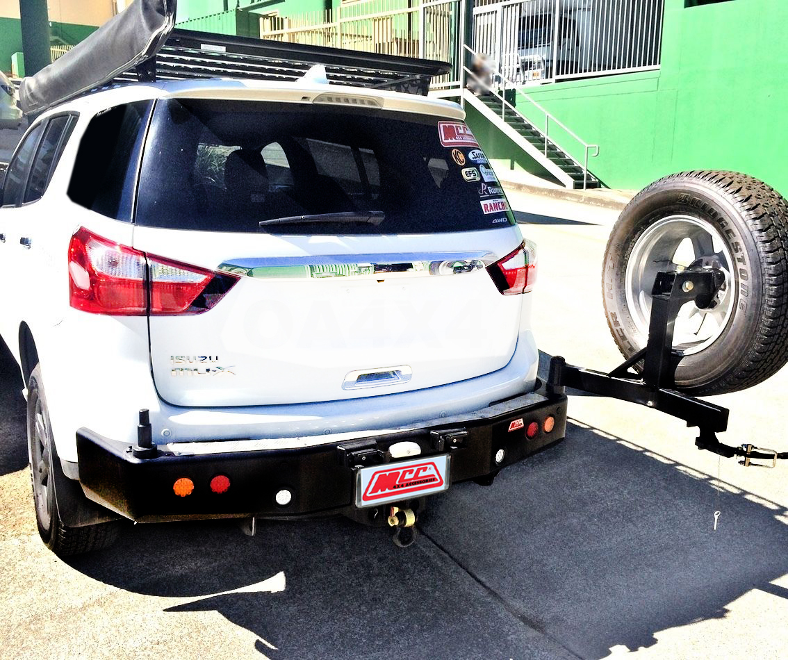 MCC REAR WHEEL CARRIER (BAR ONLY) - ISUZU MUX 2017 ON & COLORADO 7 WAGON 2013 ON